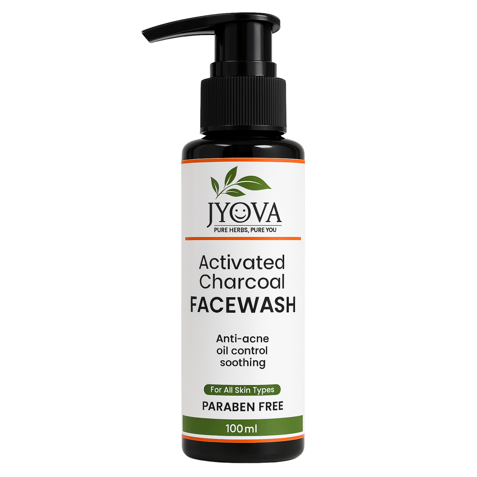 JYOVA ACTIVATED CHARCOAL FACEWASH